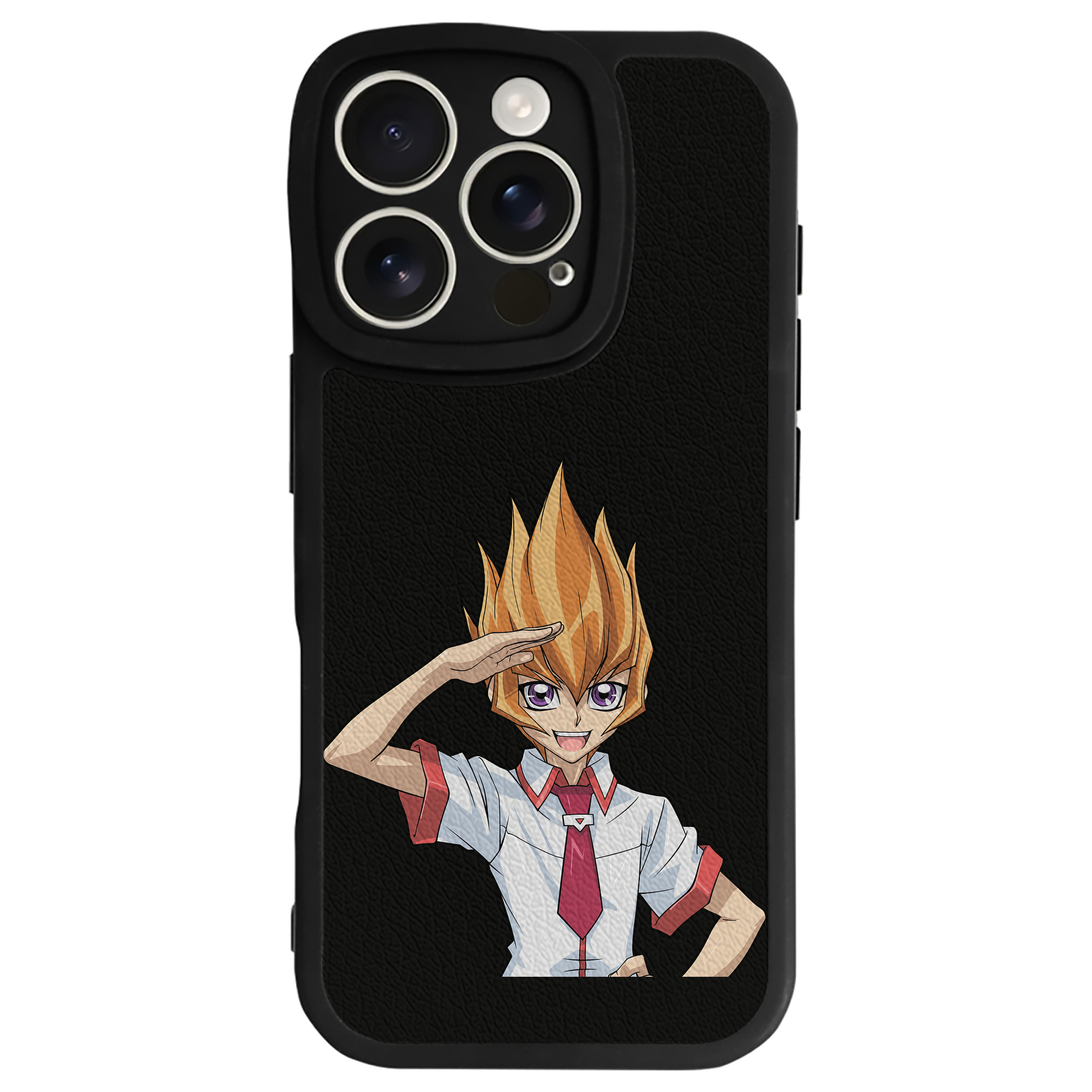 遊☆戯☆王 Yu-Gi-Oh! 【iPhone 16シリーズ対応】シリコンスマホケース（レザー調） 材質：シリコン